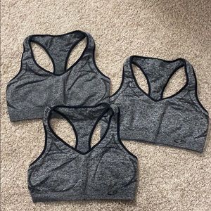 Set of three Champion sports bras